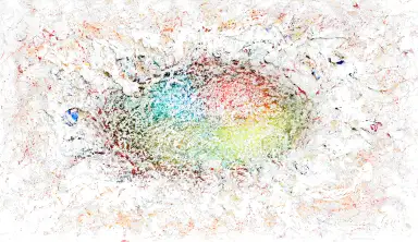 Nest 2 (Mischtechnik aus Gips und Textil)