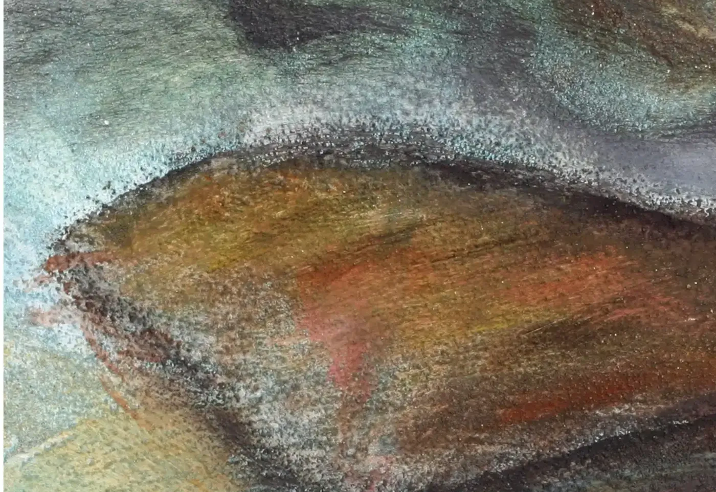 An acrylic painting capturing the distinctive form of maple seeds. (3)