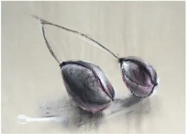 A detailed painting of a thing.