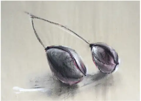 A detailed painting of a thing.