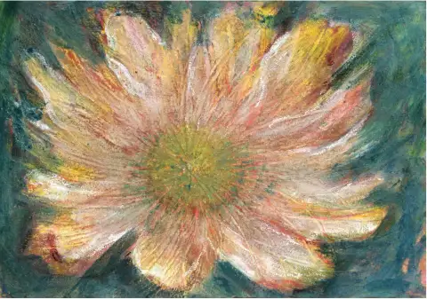 A detailed painting of a thing.