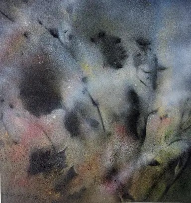 A detailed painting of a thing.